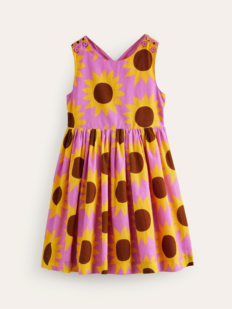 Boden Pink Cross-Back Dress - Image 1 of 3 Boden Pink Cross-Back Dress - Image 1 of 3