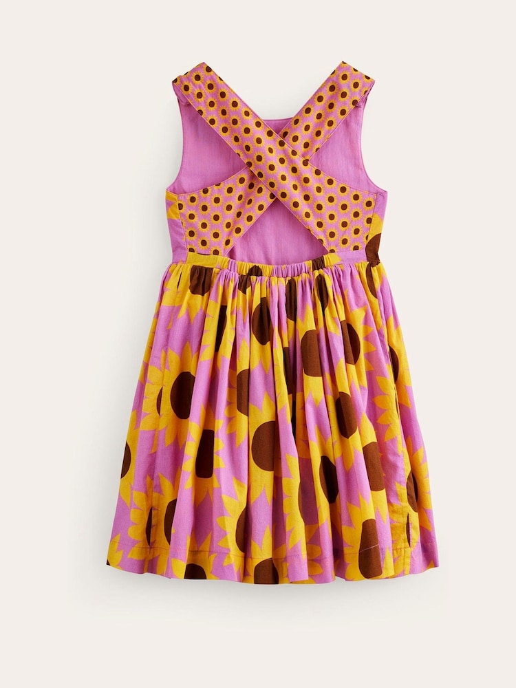 Boden Pink Cross-Back Dress - Image 2 of 3 Boden Pink Cross-Back Dress - Image 2 of 3