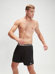 Speedo Black Mens HyperBoom 16" Watershorts - Image 1 of 6