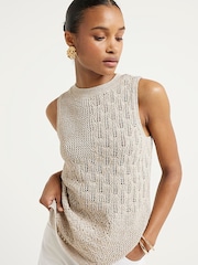 Золотой - River Island майка-табард - Изображение 1 из 5