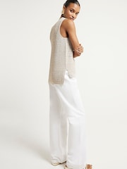 Золотой - River Island майка-табард - Изображение 2 из 5