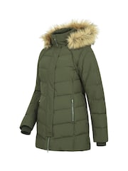 Mountain Warehouse Green Womens Isla II Water Resistant Down Jacket - Image 4 of 5