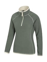 Mountain Warehouse Green Womens Montana Half Zip Fleece - Image 3 of 5