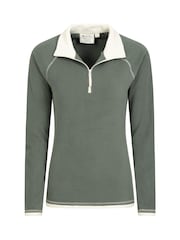 Mountain Warehouse Green Womens Montana Half Zip Fleece - Image 4 of 5