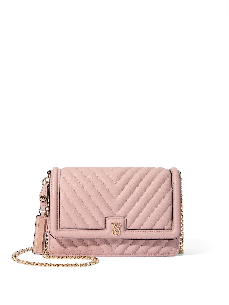Victoria's Secret Orchid Blush Pink Mini Crossbody Bag - Image 1 of 4
