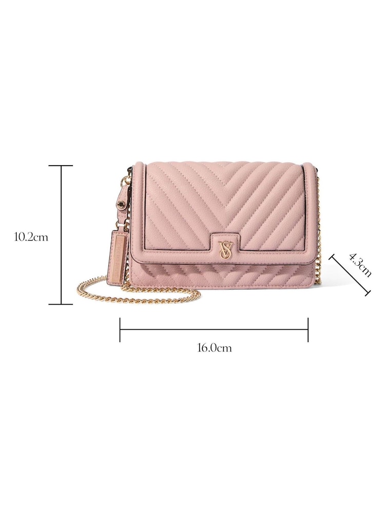 Victoria's Secret Orchid Blush Pink Mini Crossbody Bag - Image 4 of 4
