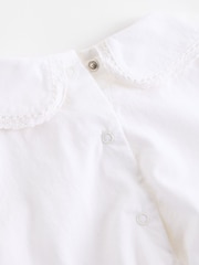 Cath Kidston Blue Floral Baby Woven 100% Cotton Dungarees & Long Sleeve Blouse Set - Image 10 of 10