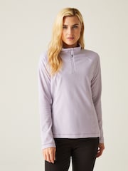 Regatta Purple Womens Montes Half Zip Fleece - Image 1 of 7
