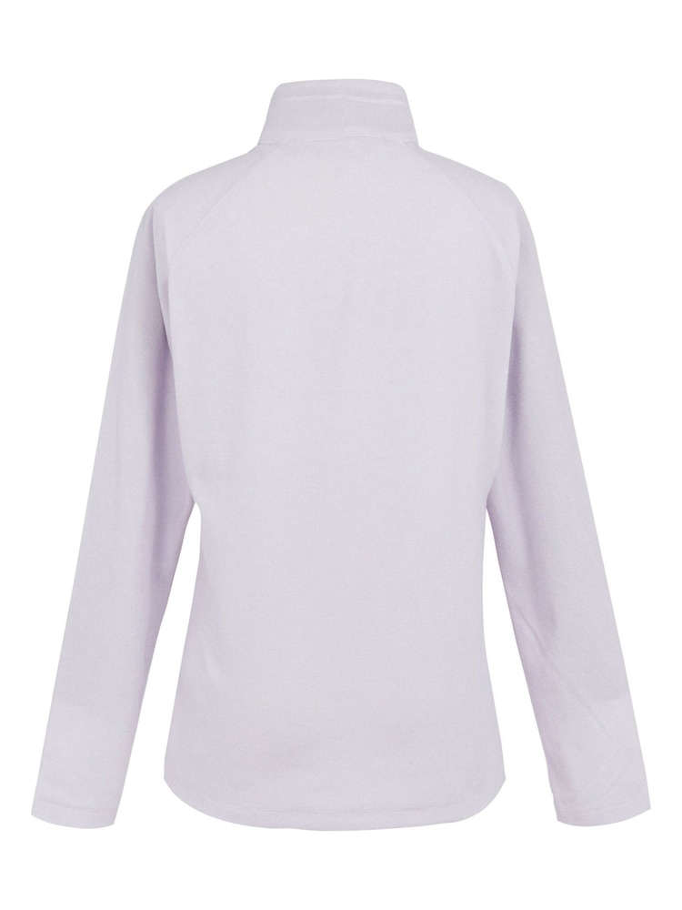 Regatta Purple Womens Montes Half Zip Fleece - Image 6 of 6 Regatta Purple Womens Montes Half Zip Fleece - Image 6 of 6