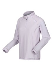 Regatta Purple Womens Montes Half Zip Fleece - Image 7 of 7