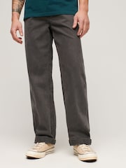 Superdry Grey 5 Pocket Work Jeans - Image 1 of 3