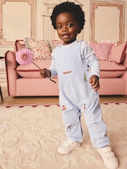 Cath Kidston Green Transport Baby Corduroy 100% Cotton Dungaree and Bodysuit Set - Image 1 of 12