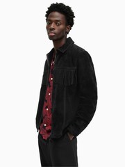AllSaints Black Warren Jacket - Image 3 of 9