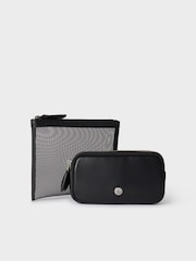Osprey London The Double Zip Leather Black Key Holder - Image 3 of 5