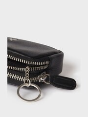 Osprey London The Double Zip Leather Black Key Holder - Image 5 of 5