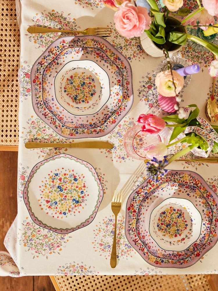 Cath Kidston Multi Harmony Ditsy 12 Piece Dinner Set - Image 1 of 5