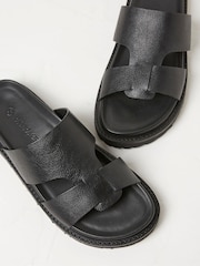 FatFace Edie Black Chunky Sole Sandals - Image 2 of 2