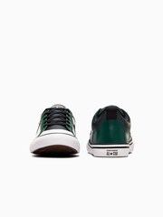 Converse Green Pro Blaze Leather Youth Trainers - Image 6 of 12
