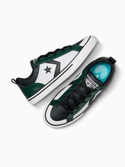 Converse Green Pro Blaze Leather Youth Trainers - Image 7 of 12