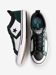 Converse Green Pro Blaze Leather Youth Trainers - Image 8 of 12