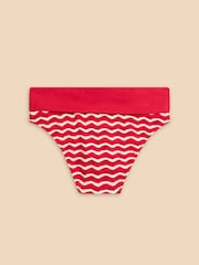 White Stuff Red Reversible Fold Down Swimsuit - Image 6 of 7