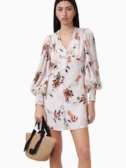 AllSaints Natural Celayne Mini Tote Bag - Image 3 of 6