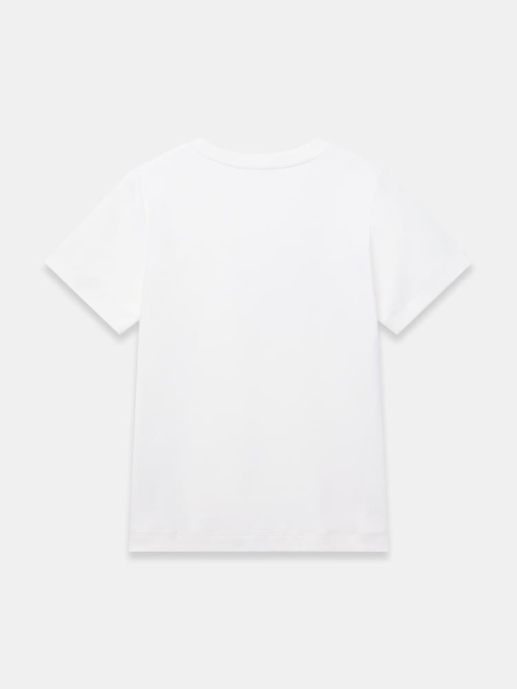 Mint Velvet White Cotton Embellished T-Shirt - Image 7 of 7 Mint Velvet White Cotton Embellished T-Shirt - Image 7 of 7