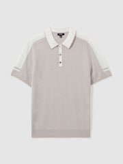 Reiss Brunswick Polo-Shirt mit Woll-Baumwoll-Kontrast - Bild 2 von 5