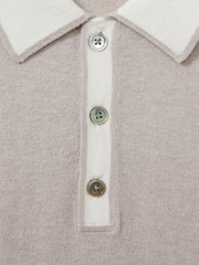 Reiss Brunswick Polo-Shirt mit Woll-Baumwoll-Kontrast - Bild 5 von 5