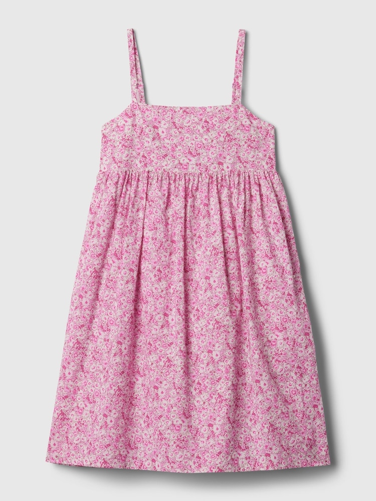 Gap Pink Cotton Square Neck Smock Dress (4-13yrs) - Image 3 of 3 Gap Pink Cotton Square Neck Smock Dress (4-13yrs) - Image 3 of 3