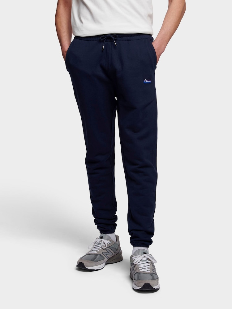 Penfield Blue Mens Relaxed Fit 100% Cotton Original Logo Joggers - Image 1 of 7