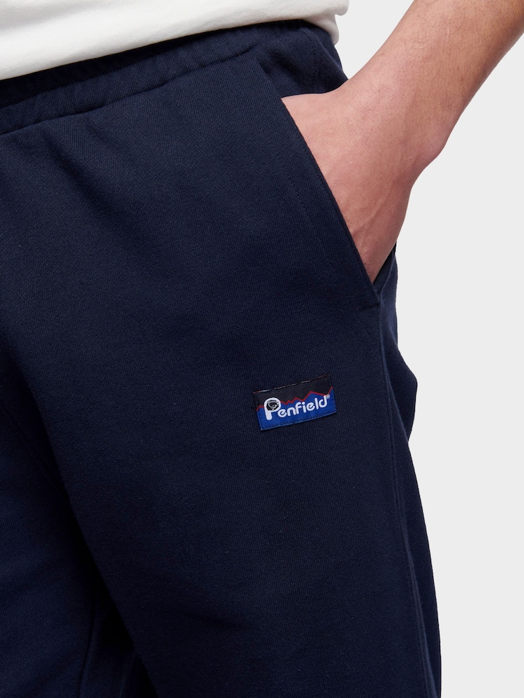 Penfield Blue Mens Relaxed Fit 100% Cotton Original Logo Joggers - Image 3 of 7