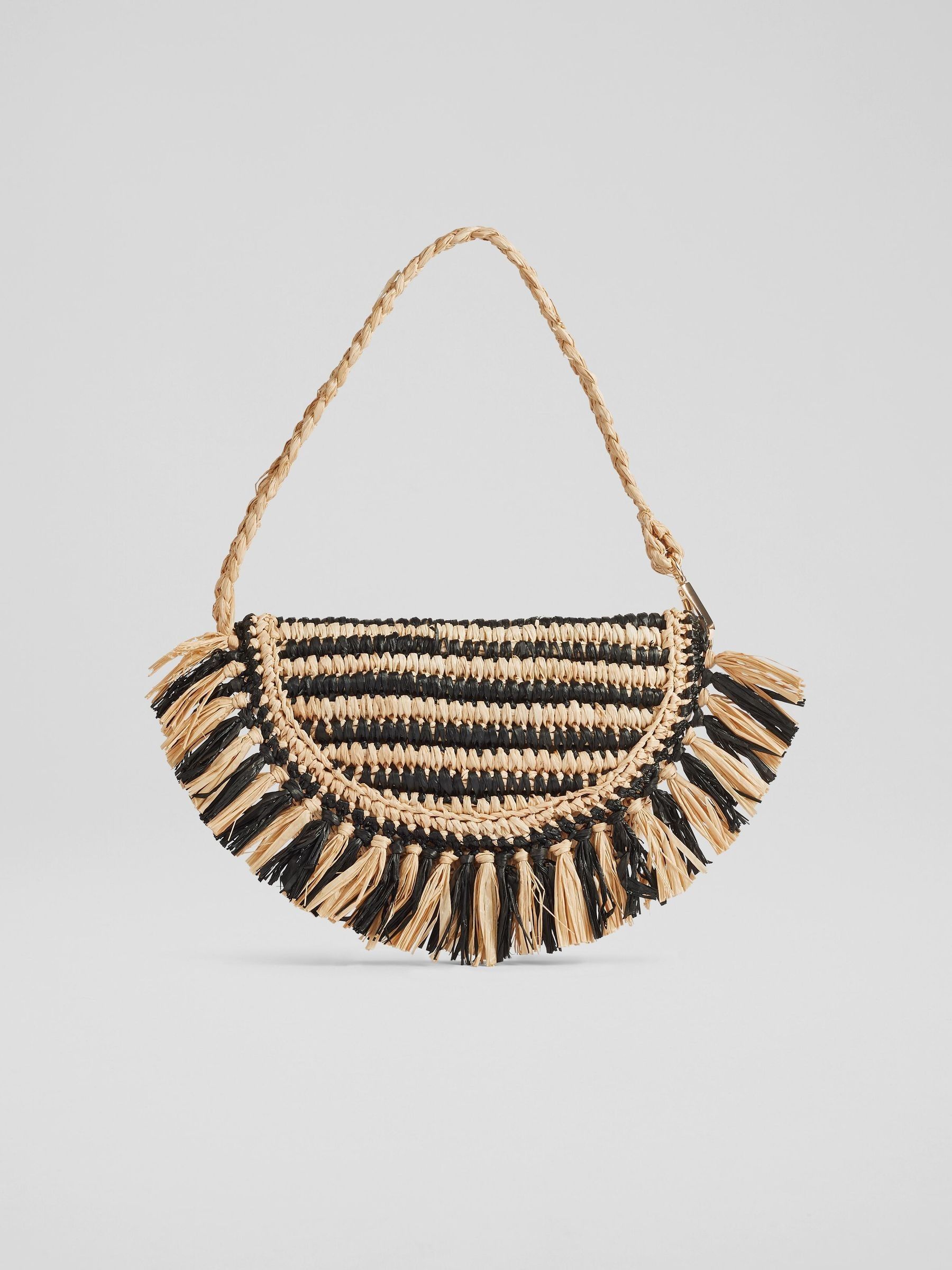 Buy LK Bennett Natural Luna Raffia Clutch Bag from Next Germany