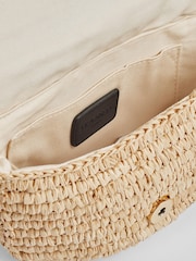 LK Bennett Luna Raffia Clutch Bag - Bild 3 von 3