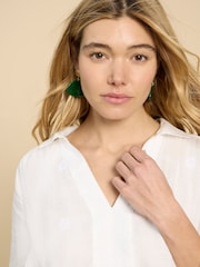 White Stuff Natural Blaire 100% Linen Tunic - Image 4 of 7