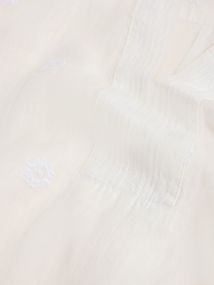 White Stuff Natural Blaire 100% Linen Tunic - Image 7 of 7