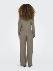 ONLY Brown High Waisted Wide Leg Trousers - Image 2 of 6