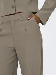 ONLY Brown High Waisted Wide Leg Trousers - Image 3 of 6
