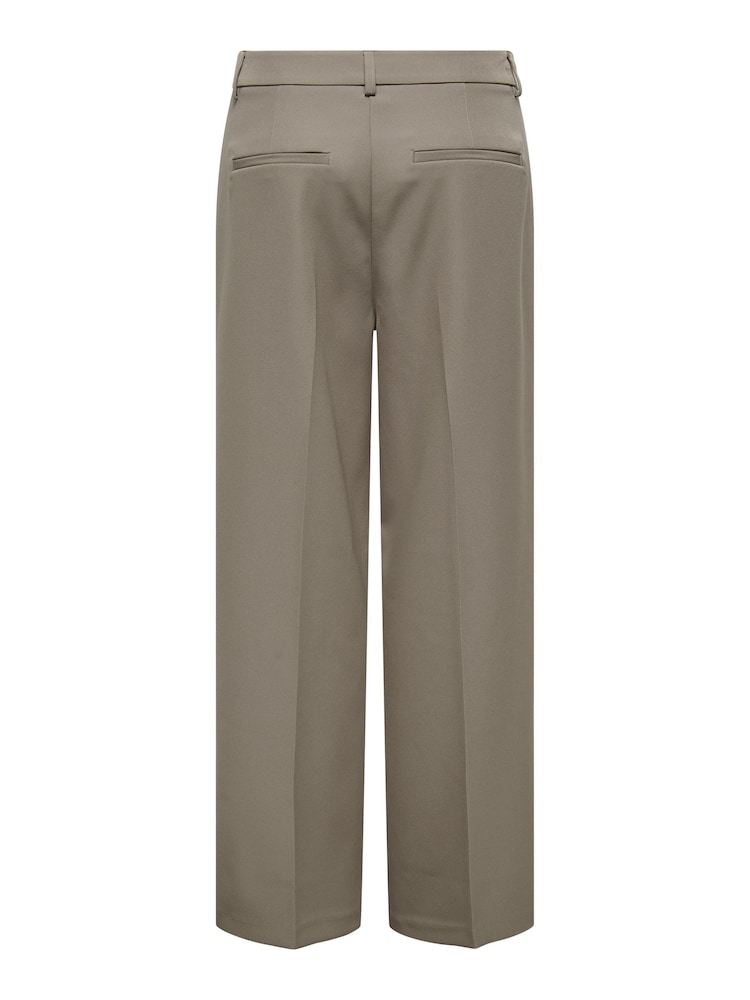 ONLY Brown High Waisted Wide Leg Trousers - Image 6 of 6