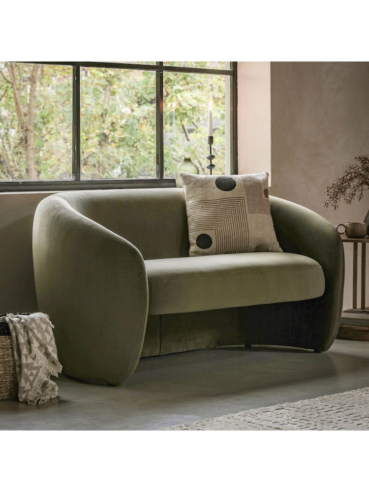 Gallery Home Moss Green Camden 2 Seater Sofa - Image 1 of 8 Gallery Home Moss Green Camden 2 Seater Sofa - Image 1 of 8