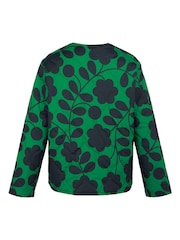 Regatta Green Orla Kiely Summer Quilt Jacket - Image 6 of 6