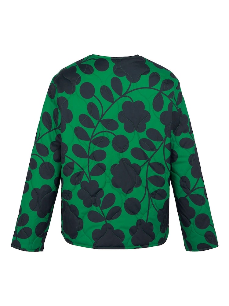 Regatta Green Orla Kiely Summer Quilt Jacket - Image 6 of 6