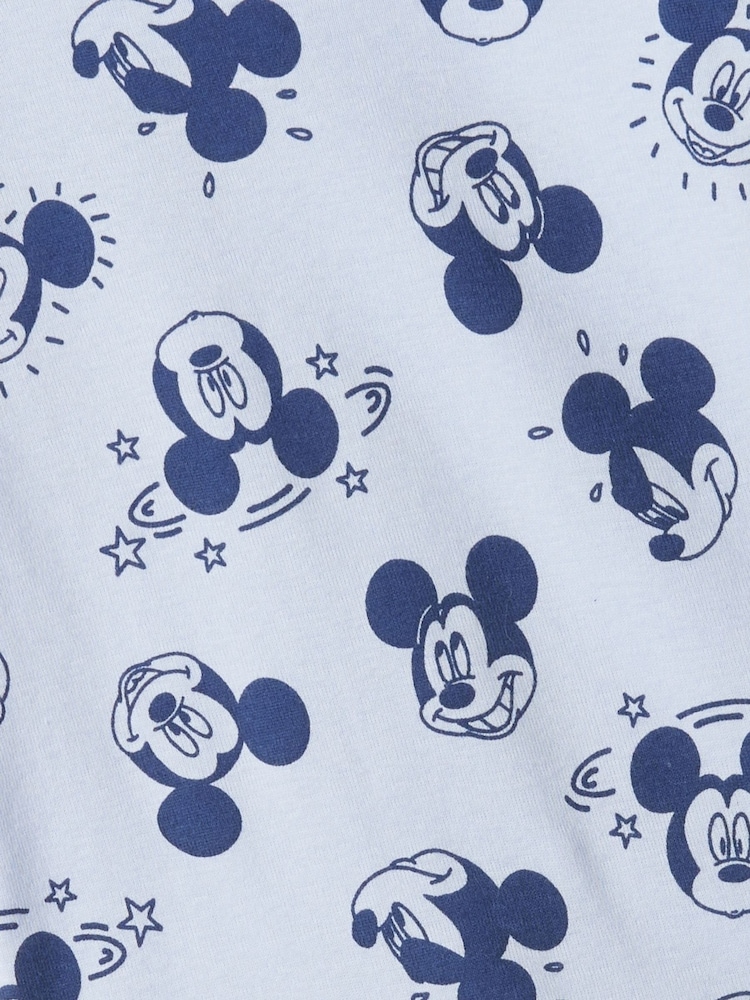 Gap Blue Disney Mickey Mouse & Friends Cotton Long Sleeve Pyjamas (12mths-5yrs) - Image 3 of 3