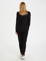 Kaffe Jillian Long Sleeve Regular Fit Black Blazer - Image 2 of 8