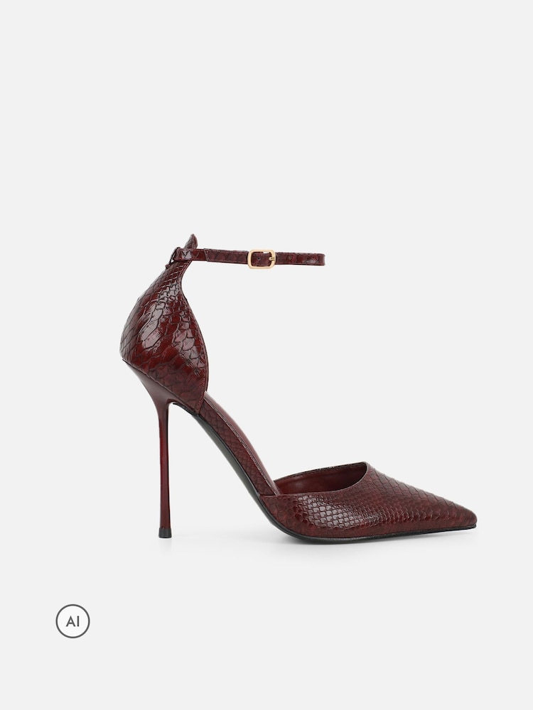 Simmi London Red Marinah Court Shoes - Image 2 of 4 Simmi London Red Marinah Court Shoes - Image 2 of 4