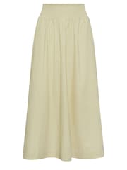 PixieGirl Petite Natural Girl Poplin Maxi 100% Cotton Skirt - Image 5 of 5