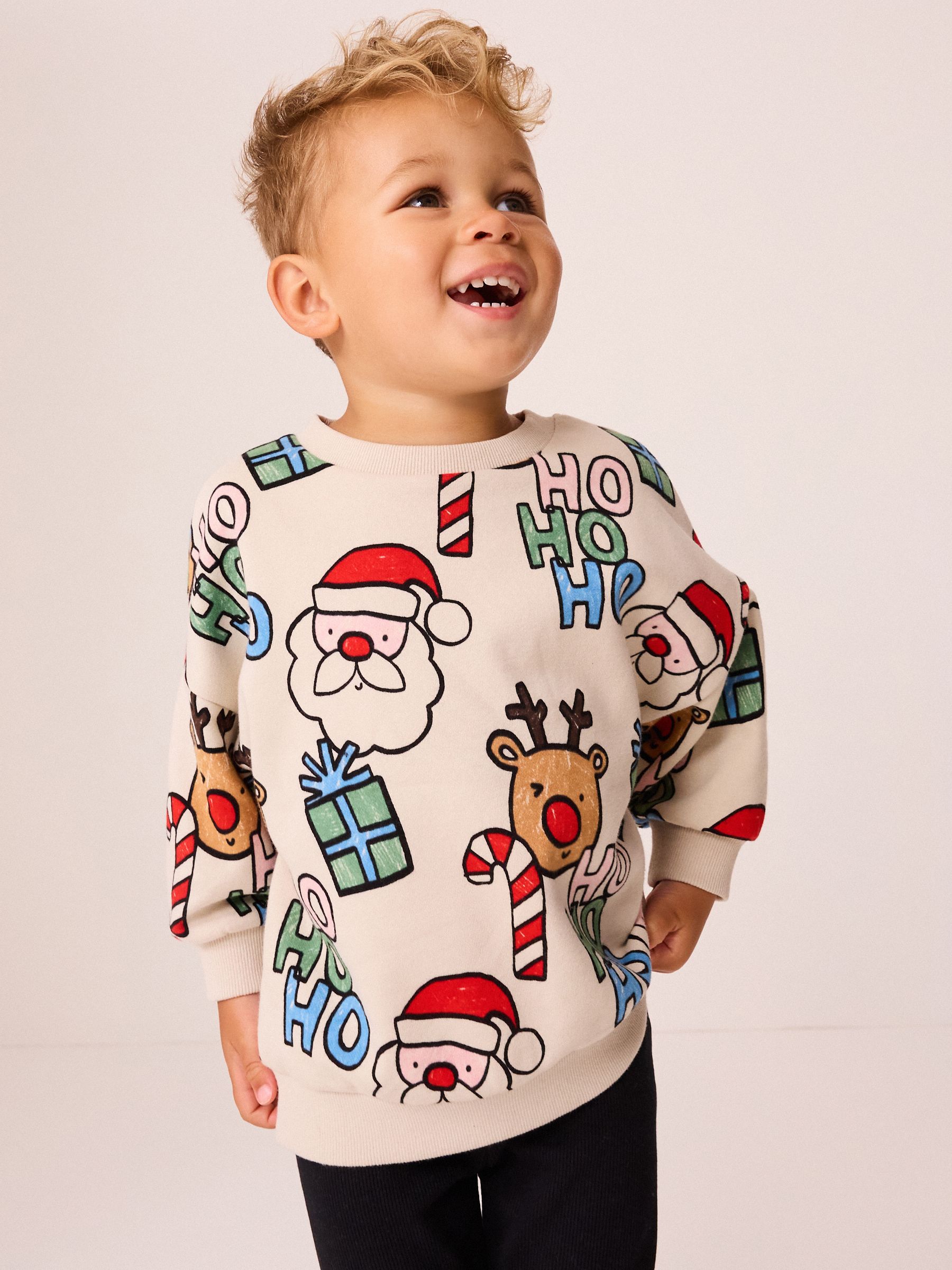 Cream christmas sweater shop