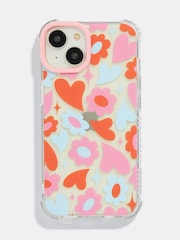 Skinnydip Groovy Flower Heart London 15 Pro Case - Image 1 of 4