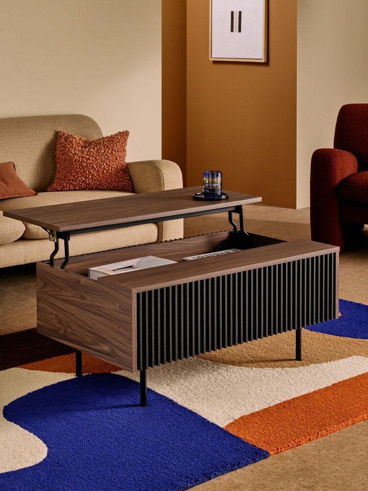 MADE.COM Dark Brown Blaze Coffee Table - Image 2 of 6