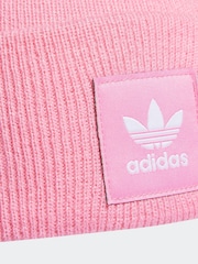 adidas Originals Pink Adicolour Cuff Beanie - Image 3 of 4